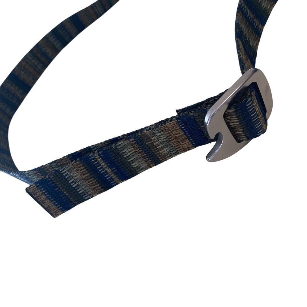 Vintage 90s-Y2K Fabric Belt Unisex Sz L Colorful Tapestry Stripes Boho Western